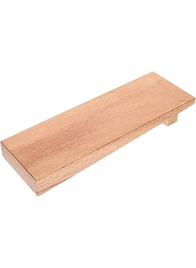 Beech Wood Sushi Serving Tray Plate 30x10cm Japanese Food Display Platter - Image 1