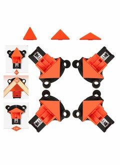 Y&D Corner Clamps for Woodworking, 4 Pcs Clip Fixe, 60/90/120 Degree Angle Wood Clamp Fixer Ruler  - Image 1