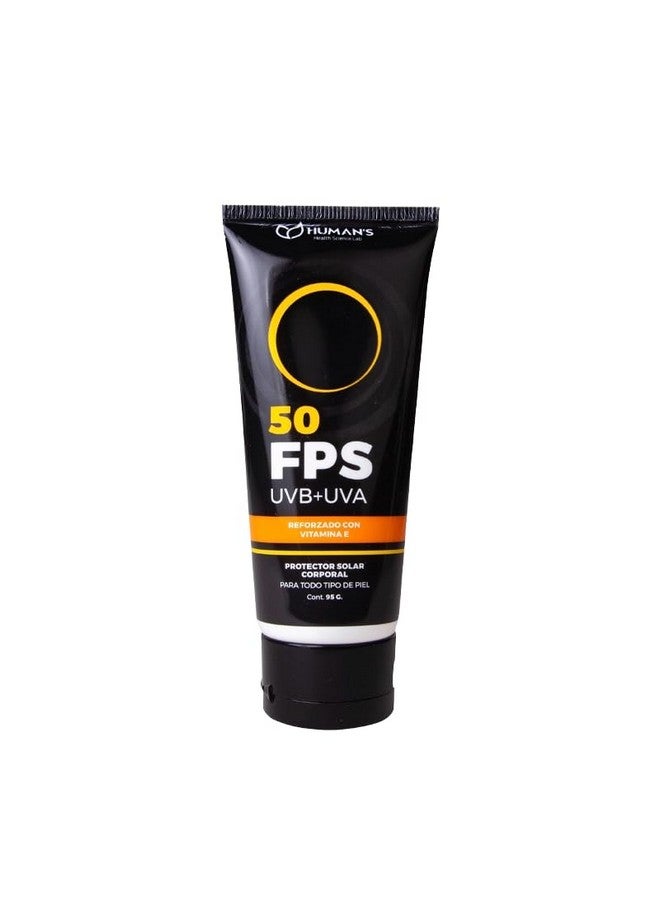 Generic HUMAN'S LAB HEALTH Sunscreen SPF 50, Face and Body Sunscreen, Broad UVA/UVB Protection, Water Resistant, Light Texture, 95g  - Image 1