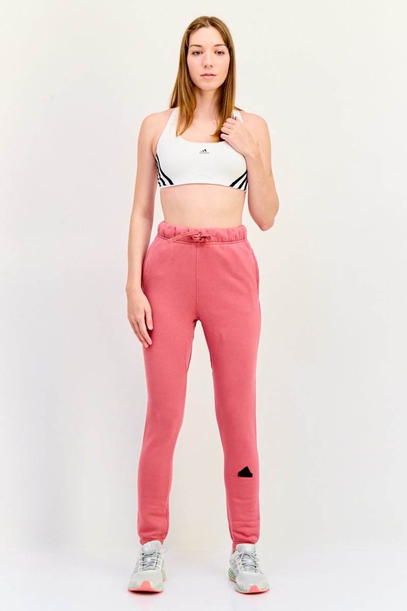 Adidas Women Sportswear Fit Outdoor Sweatpants, Blush Pink - Image 2