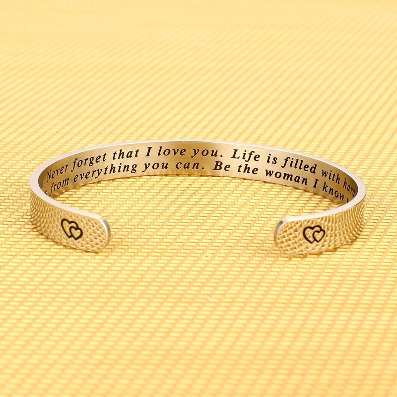 M MOOHAM Bracelets for Women Girls, Mantra Bracelet Funny Inspirational Jewelry Gifts for Best Friend, Mom, Daughter, Son, Sister, Niece Birthday Mothers Day Present Come Gift Box - Image 3