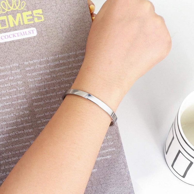 M MOOHAM Bracelets for Women Girls, Mantra Bracelet Funny Inspirational Jewelry Gifts for Best Friend, Mom, Daughter, Son, Sister, Niece Birthday Mothers Day Present Come Gift Box - Image 5