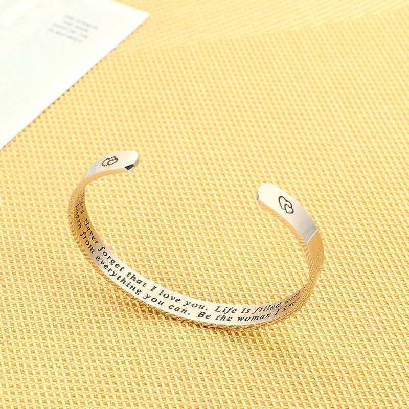 M MOOHAM Bracelets for Women Girls, Mantra Bracelet Funny Inspirational Jewelry Gifts for Best Friend, Mom, Daughter, Son, Sister, Niece Birthday Mothers Day Present Come Gift Box - Image 4