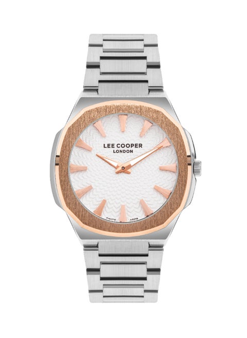 LEE COOPER Men's Analog White Dial Watch - LC07861.530