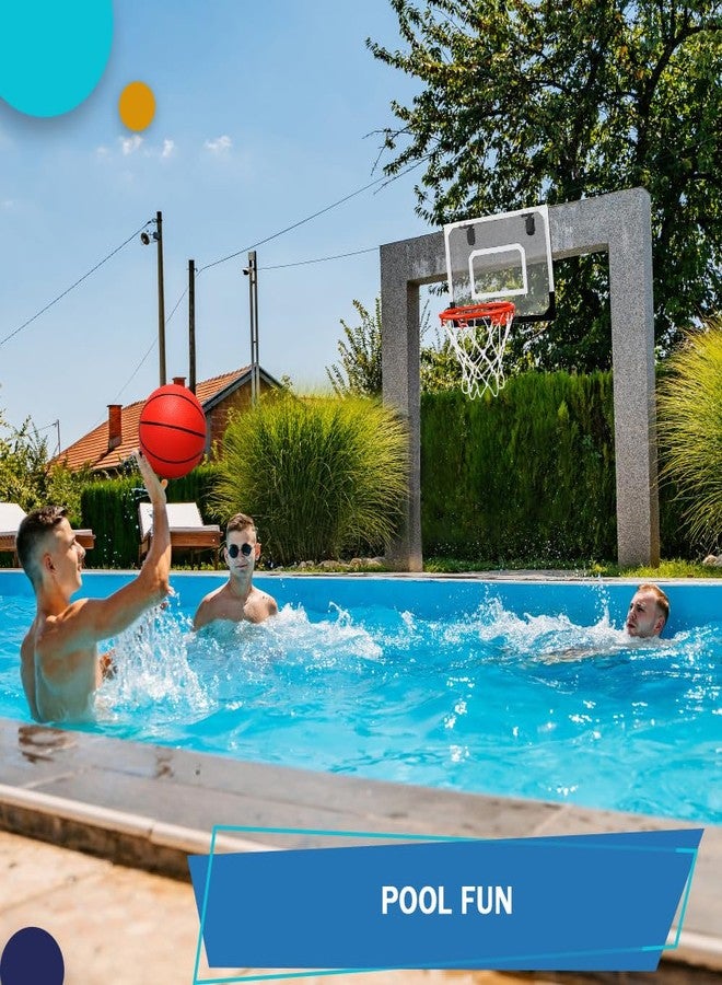 Dilabnba Mini Indoor Basketball Hoop Over The Door, Basketball Hoop Set for Home Dorms Wall Mounted Garage with 4 Balls and Pump, Gifts for Teen Boys Girls 6 7 8 9 10 11 12 Year Old - Image 2