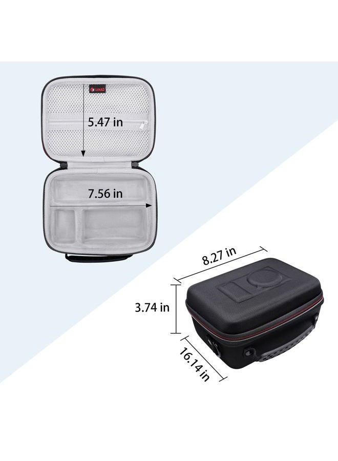 XANAD Hard Case for Sony Alpha ZV-E10 / ZV-1 / ZV-1F / ZV-1 II Vlogging Camera with Vlogger Accessory Kit Tripod (GP-VPT2 BT) and Microphone - Carrying Storage Bag(Black+Gray) - Image 4