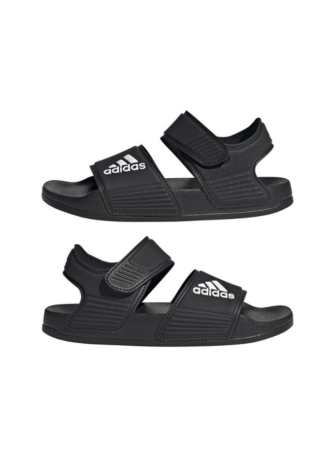 adidas أديليت صندل كيه أسود رياضي للأطفال 10K - Image 1