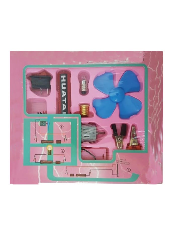 Simple electrical circuit to produce light and movement - Image 1