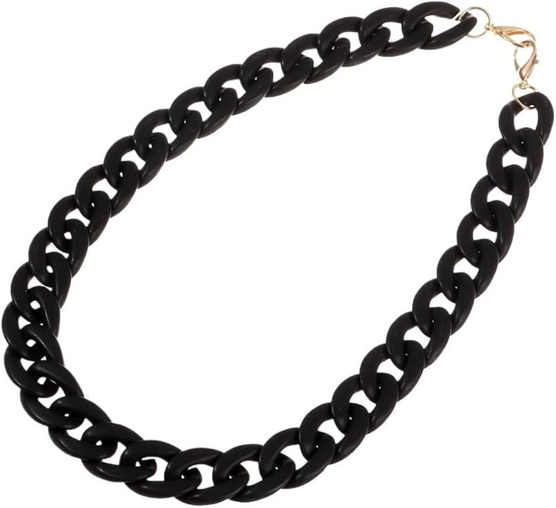 حزام كتف أسود قابل للفصل لشنطة اليد، سلسلة استبدال DIY للنساء والفتيات - Image 1