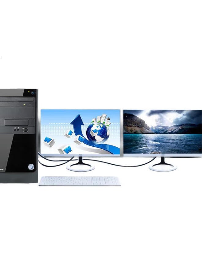 jinghua محول Jinghua Dvi إلى Vga، محول عالي الدقة Dvi 24+1 إلى Vga، اتصال بطاقة الرسوميات لجهاز اللابتوب بالشاشة، التلفاز، البروجيكتور، أسود، Z144 - Image 3