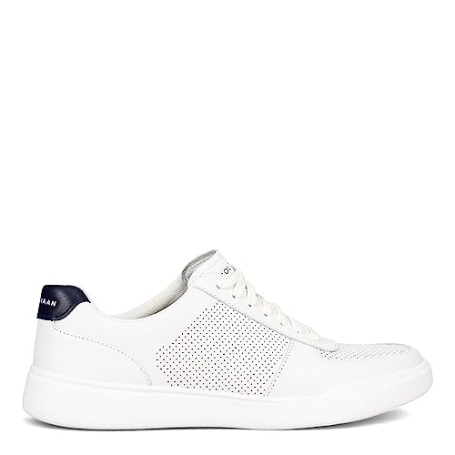 Cole Haan Mens Grand Crosscourt Modern Perforated Sneaker, Optic White/Peacoat, 8.5-M US - Image 3