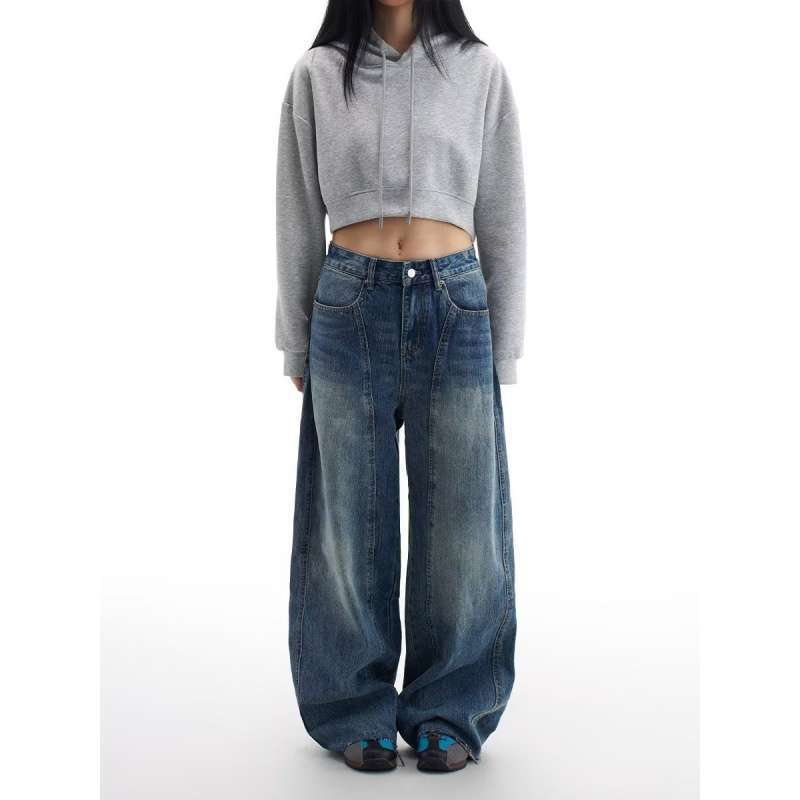 Unisex Classic Denim Jeans Loose Fit Daily Outdoor Wear - Image 3