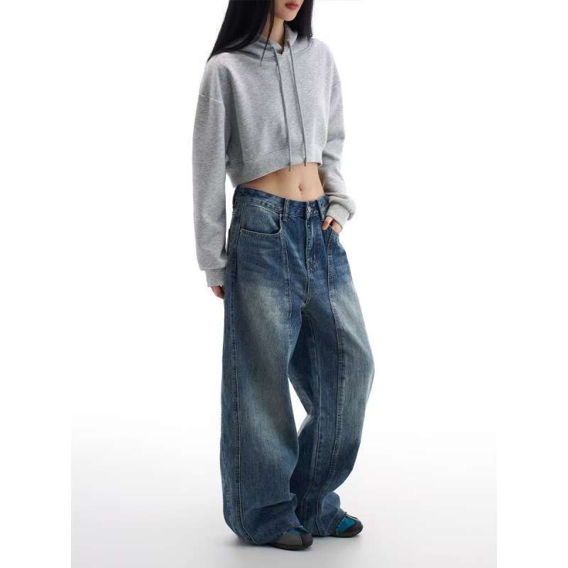 Unisex Classic Denim Jeans Loose Fit Daily Outdoor Wear - Image 2
