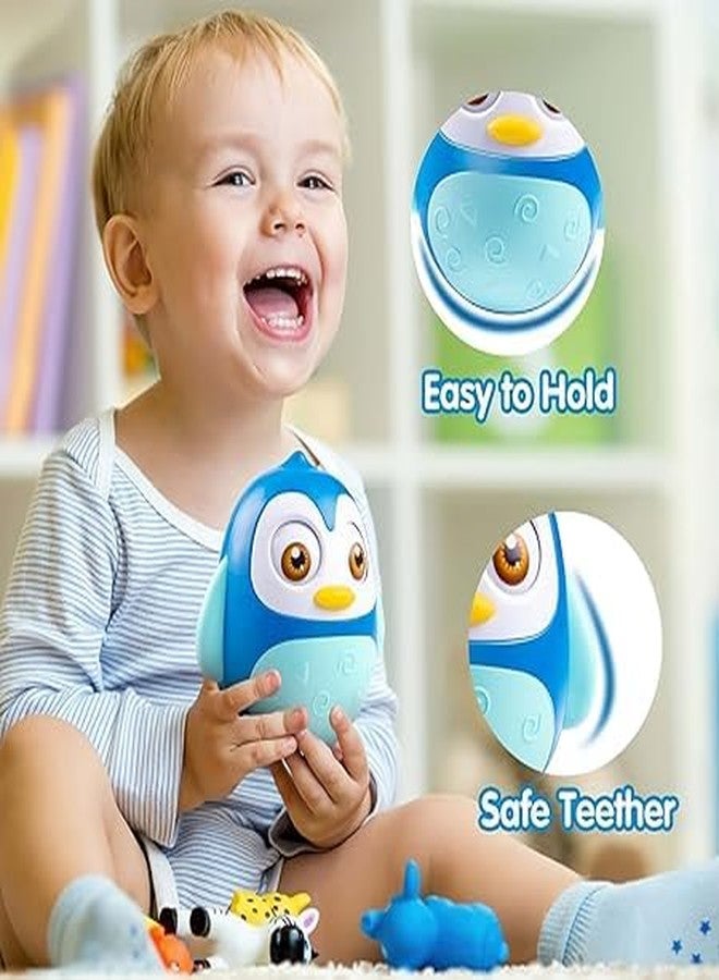 SMARTEZO@Tumbling Penguin Toy – Musical Wobble for Babies and Toddlers, Interactive Crawling Toy for 6+ Months - Image 2