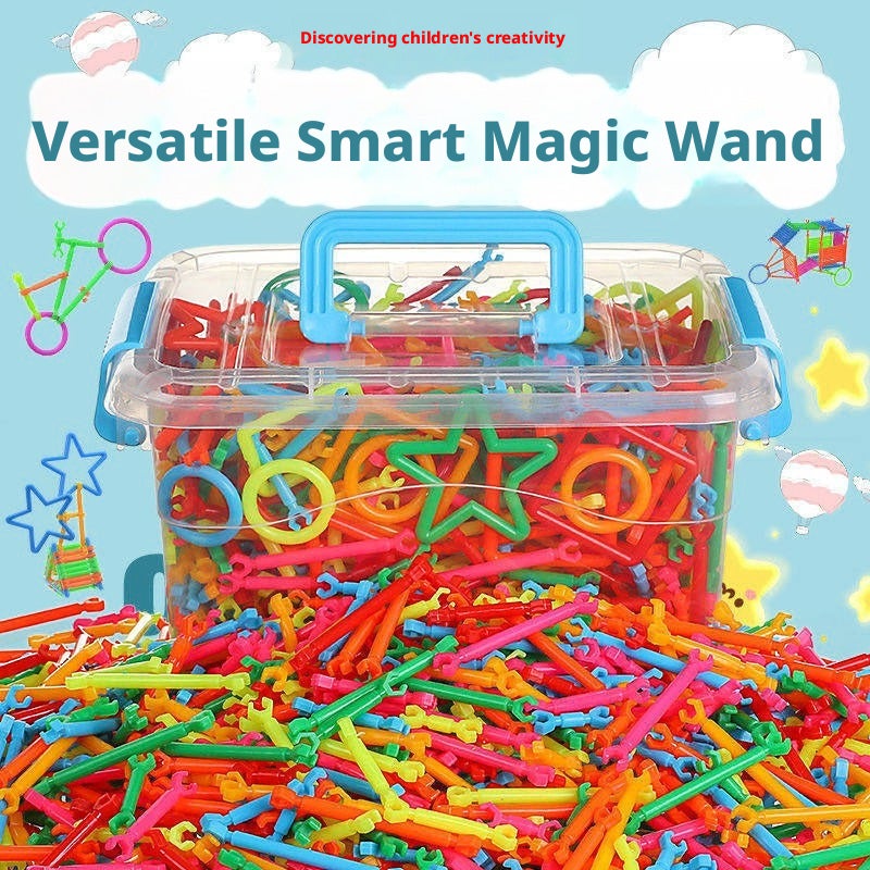 Clever Building Sticks Set - Educational DIY Building Toy - Image 1