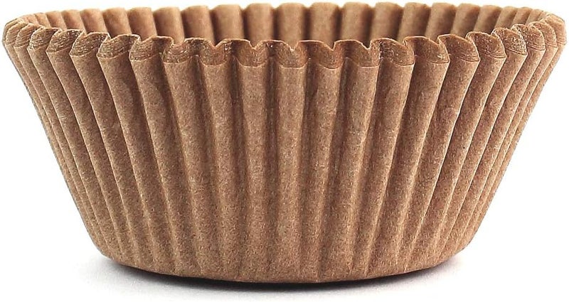 Eoonfirst Standard Size Baking Cups Food-Grade Greaseproof Paper Cupcake Liners 200 Pcs (Natural) - Image 3