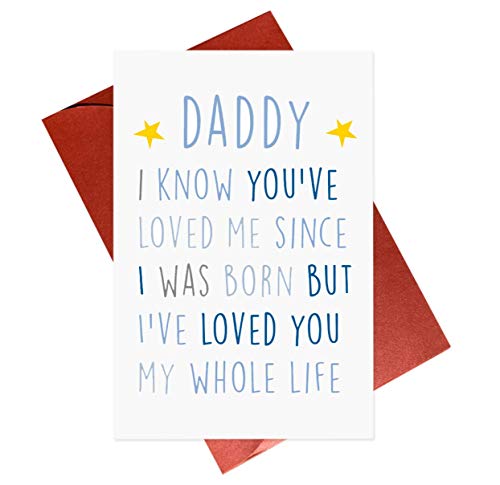 Gonzey Birthday Card For Daddy,Fathers Day Card,New Dad Cute Birthday Cards - Image 5