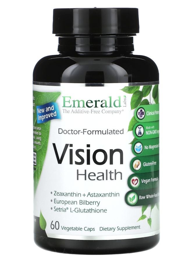 Emerald Laboratories Vision Health 60 Vegetable Caps