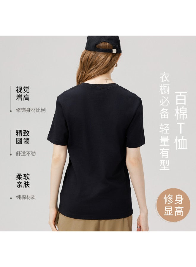 Ordifen Women'S Basic T-Shirt Short Sleeve, Skin-Friendly Casual Versatile Top For Women - Image 4