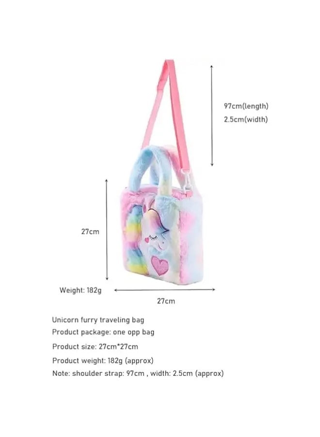 شنطة صغيرة بشخصية يونيكورن للأطفال للبنات أديسا - متعدد الألوان - Image 1