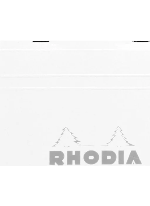 Rhodia White Bsc 80 Sheets A5 Lined Block Notebook