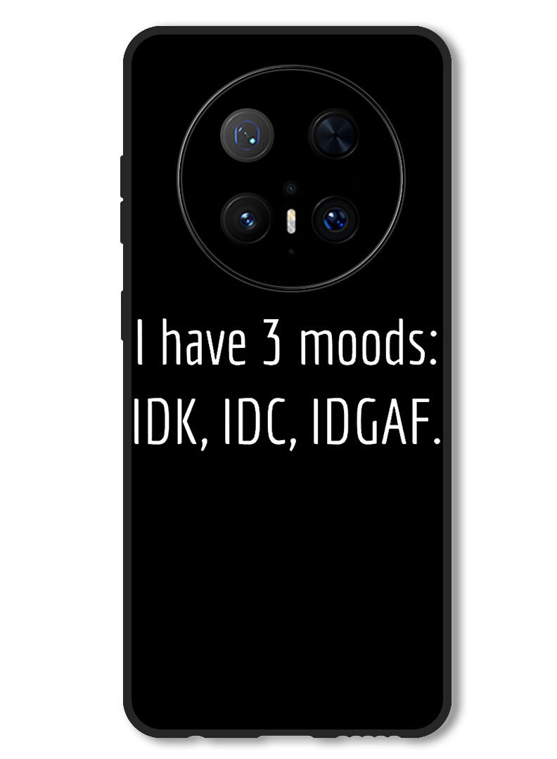 Theodor Case Compatible with Huawei Mate 70 Pro/ 70 Pro + Protection Shockproof Bumper Cover i have 3 Moods - Image 1