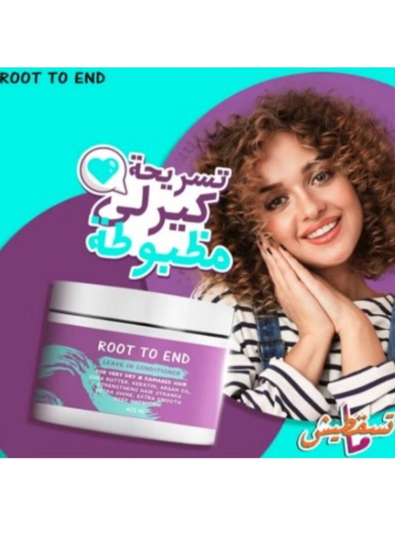 رووت تو إند روت تو اند بلسم للعنايه بالشعر بلسم و ليف ان 400 مللى - Image 4