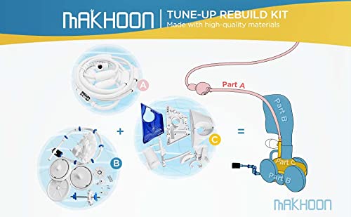MAKHOON [Upgraded] Pool Cleaner Feed Hose Replacement for Zodiac Polaris 280 380 180 3900 Pool Cleaner Feed Hose G5(Not Compatible with Polaris 360) - Image 2