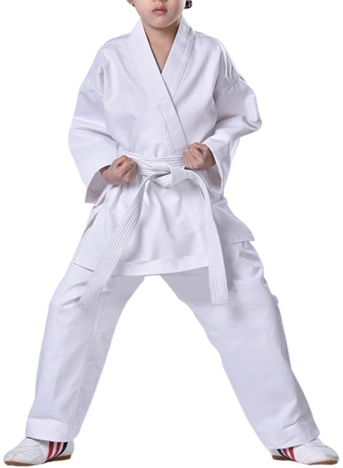 أمياي بدلة تدريب ومنافسة كاملة للـ كاراتيه – جاكيت + بنطال، متوفّرة بجميع المقاسات، مصمّمة لتحمّل الاستخدام المكثّف. - Image 4