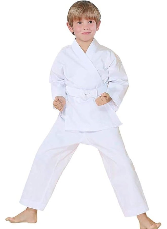 أمياي بدلة تدريب ومنافسة كاملة للـ كاراتيه – جاكيت + بنطال، متوفّرة بجميع المقاسات، مصمّمة لتحمّل الاستخدام المكثّف. - Image 1