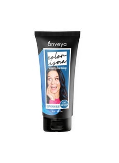 Colorisma Hair Color Makeup Euphoria Blue 30Ml ; Temporary 1Day 1Wash ; Diy Instant Hair Color Makeup For Men & Women ; No Bleach No Ammonia No Damage