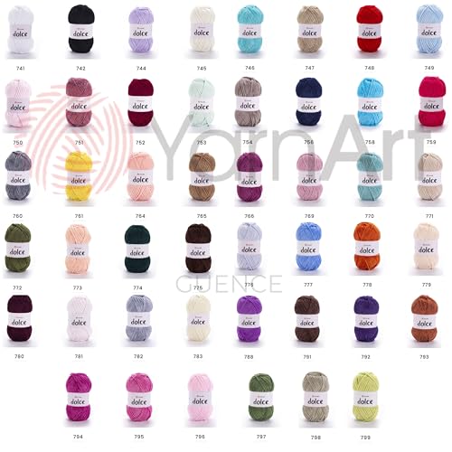 YarnArt خيط يارن آرت دولتشي شينيل – خيط مخمل ناعم لمشاريع الأمigurumi، الألعاب المحشوة، البطانيات – فائق السُمك، 100g (3.53 oz)، 120m (131 yds) – مثالي لمشاريع الكروشيه والحياكة (741، أبيض) - Image 3