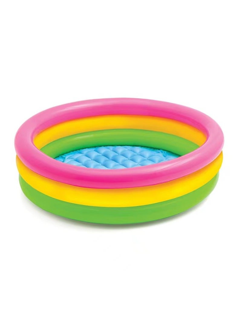 INTEX New inflatable lightweight compact circular swimming pool - Image 2