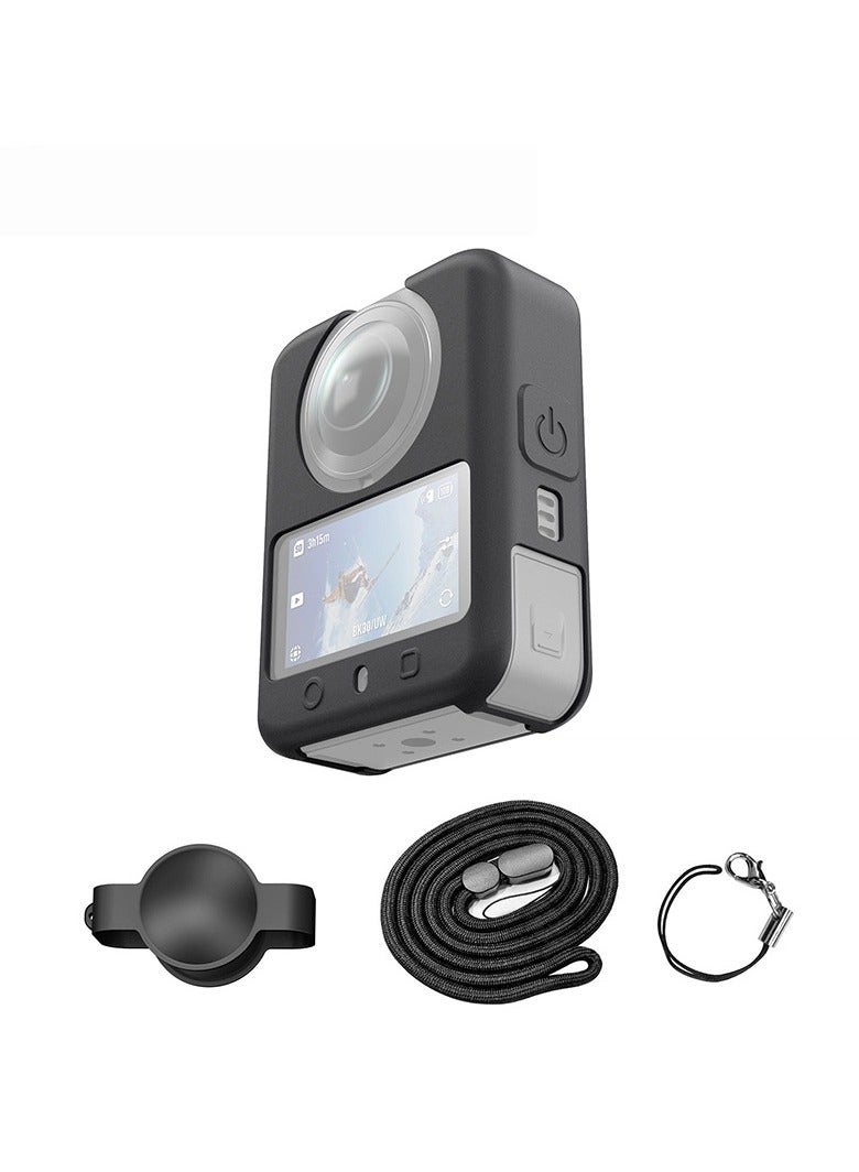 Compatible with DJI Osmo 360 Panoramic Camera Silicone Case Action Camera Protective Cover Shockproof and Scratch-Resistant Camera Accessory - Image 1