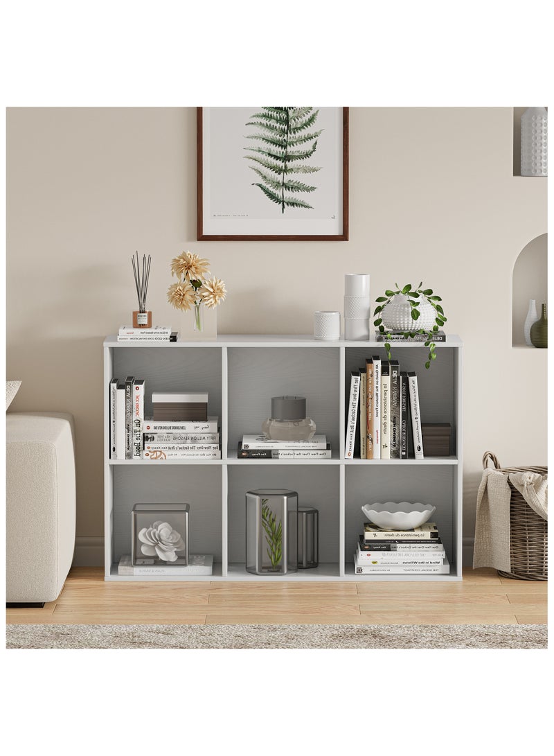 DOOHWAN 11in Cube Storage Organizer with Closed Back - Wooden Bookshelf Display Cubes for Home, Office, Closet Cabinet Organizer Shelf - Image 2
