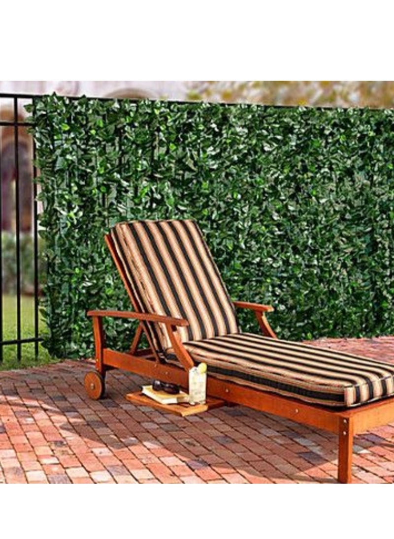 HOME TASTE - TOMSUN 1 X 5 M Leaf Privacy Fence Artificial Ivy Faux Hedge Screen UV Protected Greenery Backdrop for Balconies, Backyards - Image 1