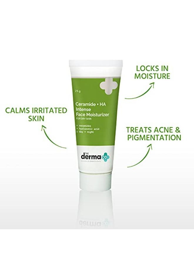 THE derma Co Ceramide + Ha Intense Face Moisturizer Dry Skin Moisturiser  - Image 3