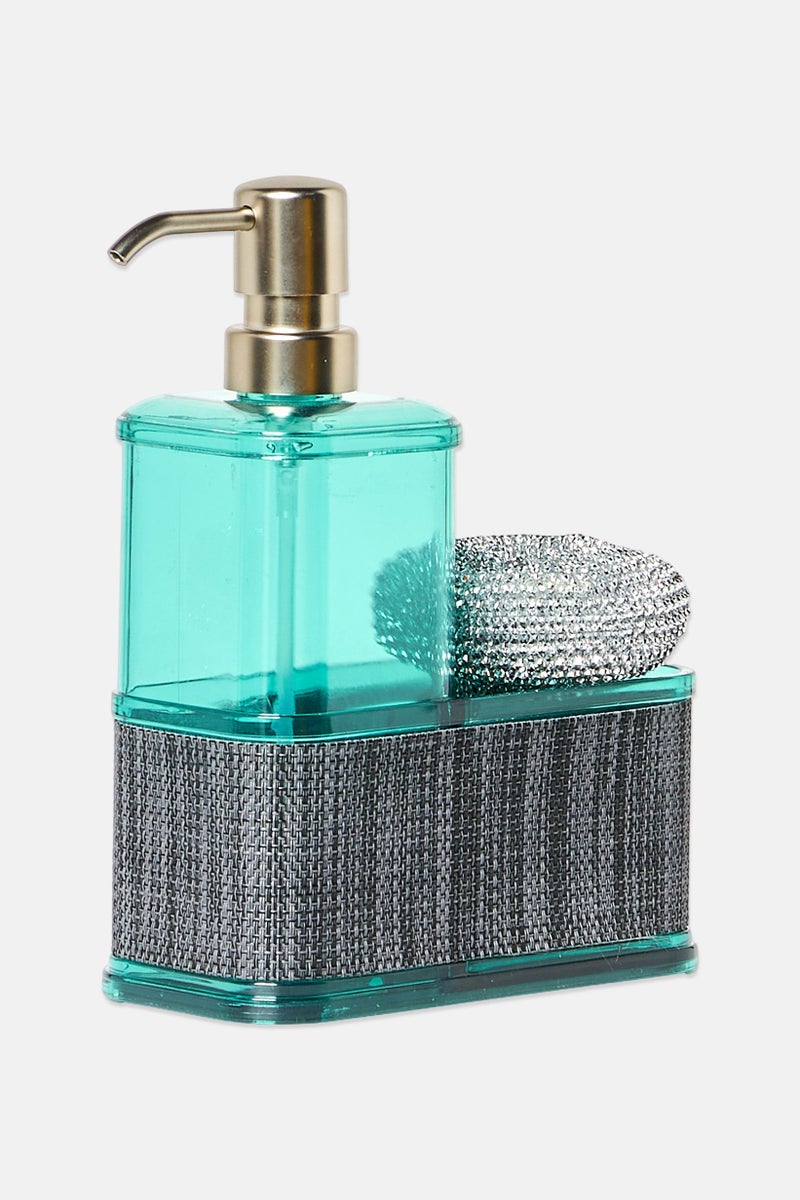 Bombay Soap Dispenser With Scourer, Multicolor - Image 2