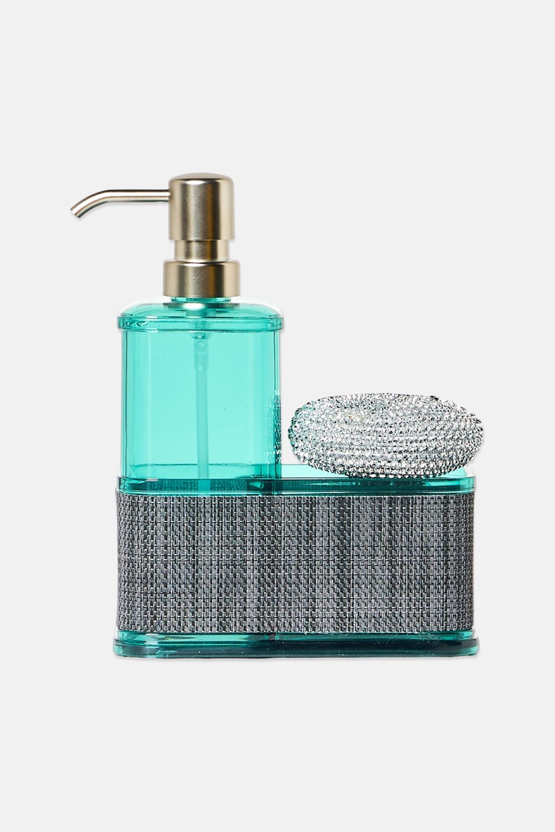 Bombay Soap Dispenser With Scourer, Multicolor - Image 1