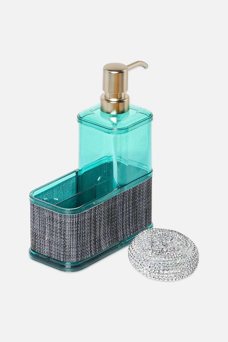 Bombay Soap Dispenser With Scourer, Multicolor - Image 3