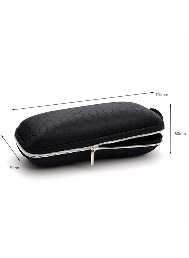 Queenland 4 Pack Portable Zipper Eyeglasses Case Sunglasses Hard Case Box Protector for Men Women Students - Image 2