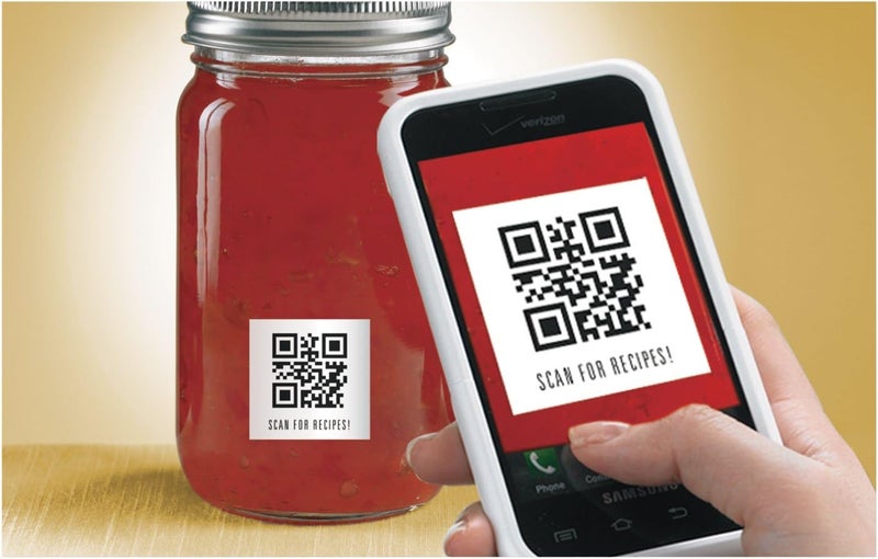 AVERY Printable Blank Square Labels, 2" x 2", Matte White, 300 Customizable Labels (22806) - Image 2