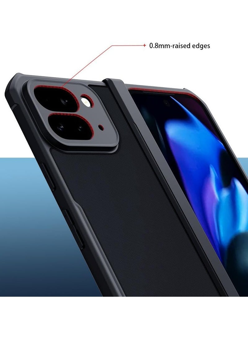 Compatible with Google Pixel 9 Pro Fold Case,Airbag Shockproof Shell,Back Transparent Lens Protective Folding Cover for Pixel 9 Pro Fold - Image 2