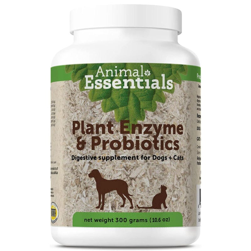 Animal Essentials Plant Enzyme & Probiotics - Digestive Enzymes for Dogs & Cats, Probiotics, Digestive Supplement, Veterinarian Recommended - 10.6 Oz - Image 1