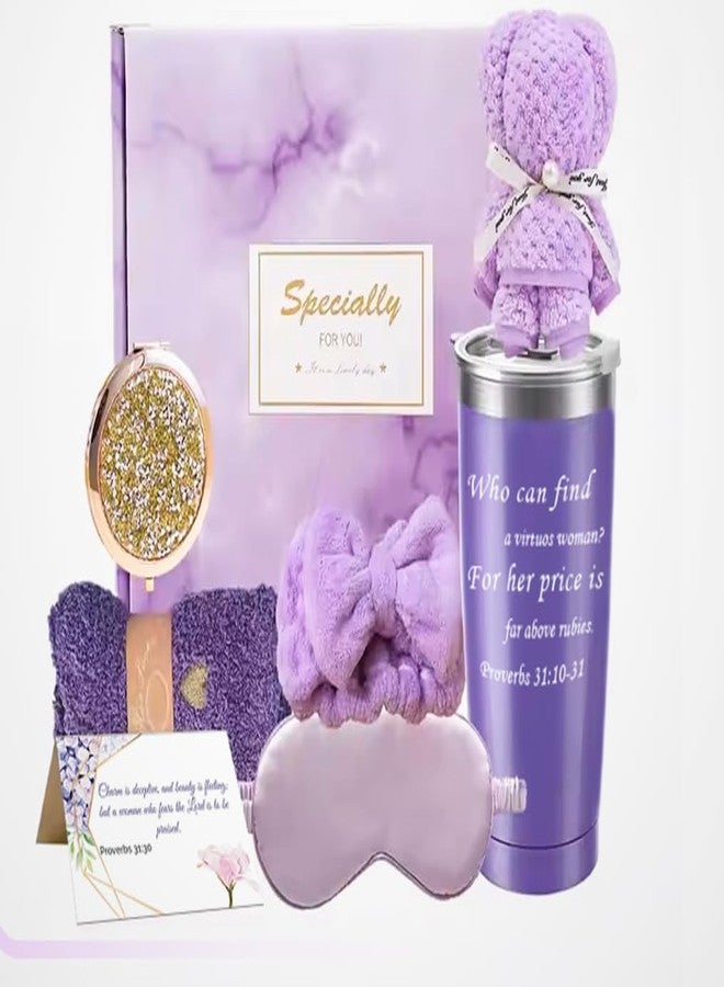 Christian Spa Gift Set for Women, Self Care Box with Biblical Encouragement word of God, Perfect for Birthday, Mother's Day, Christmas - Image 1