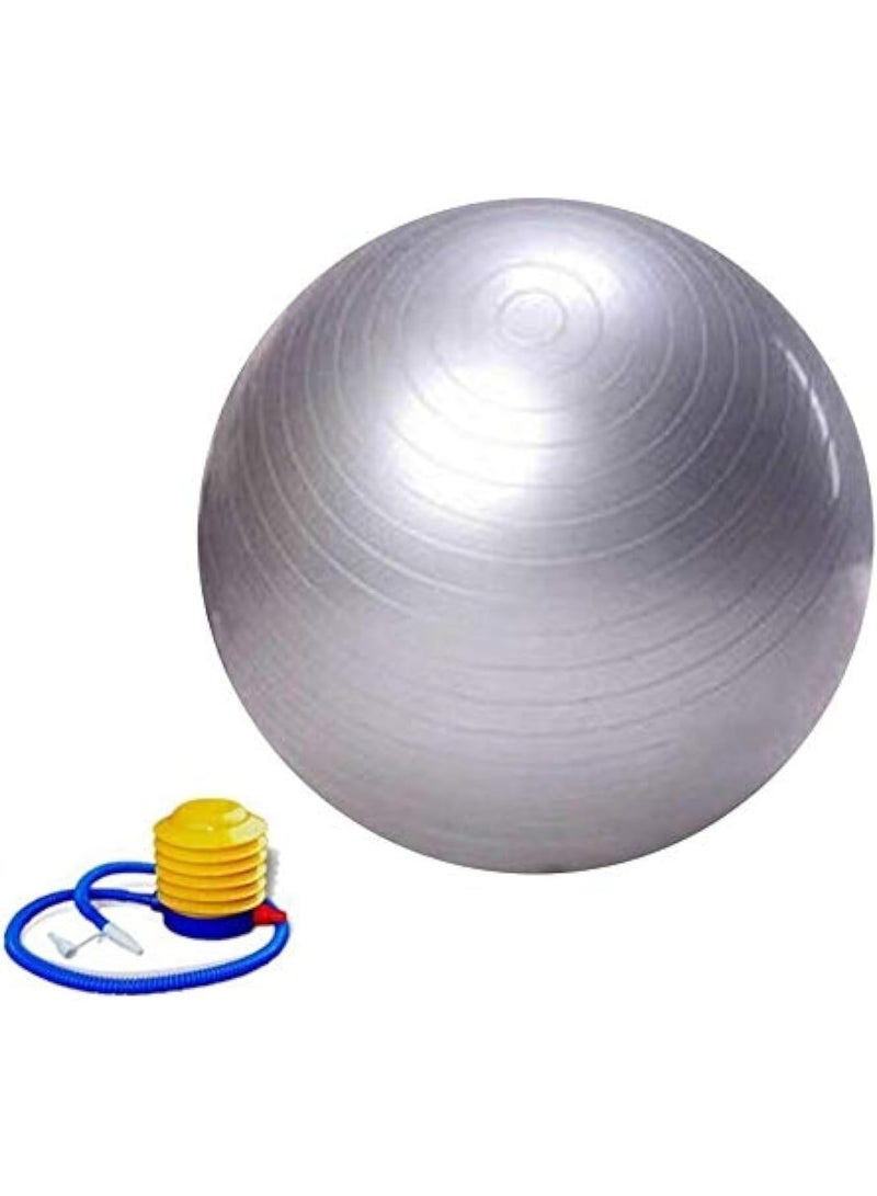 Generic 65cm Gym Ball for Yoga and Pilates – Exercise Stability Ball for Pregnancy and Fitness with Air Pump, Anti-Burst and Anti-Slip, Multi-Color, Ideal for Home and Office Use  - Image 5
