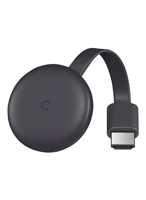 Chromecast 3rd Generation Media Streaming Device with USB C Type Cable for Wireless Streaming on TV