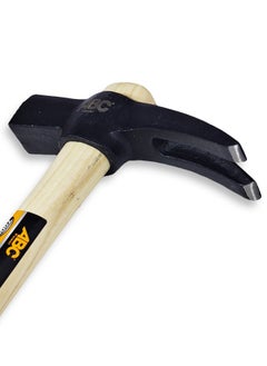 ABC Claw Hammer 20 oz. , heavy steel head for precise and powerful striking, rear claw designed to remove nails easily and without damaging wood, comfortable wooden handle, suitable for home and professional use, for woodworking, construction, decorating, and hand assembly, durable and efficient tool  - Image 2