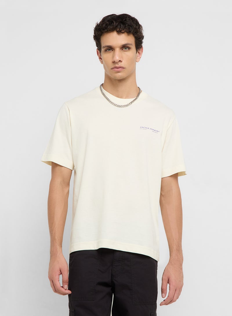 JACK & JONES Back Print Crew Neck T-Shirt  - Image 2