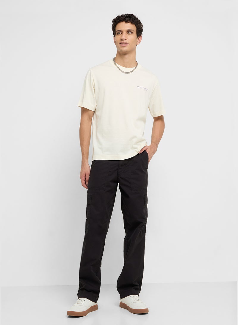 JACK & JONES Back Print Crew Neck T-Shirt  - Image 4